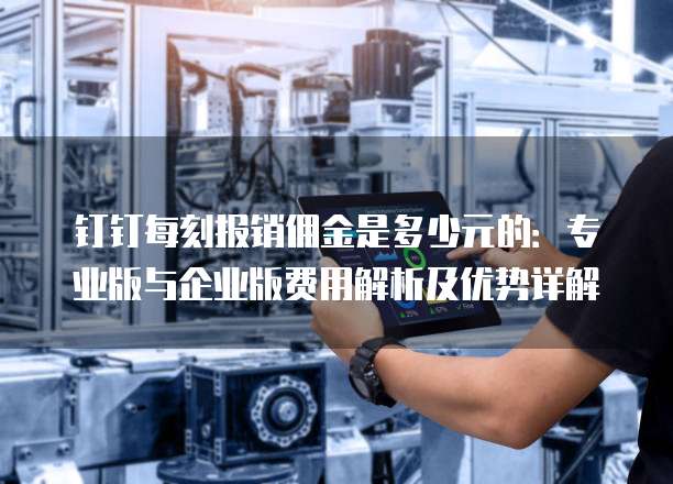 钉钉每刻报销佣金是多少元的:专业版与企业版费用解析及优势详解
