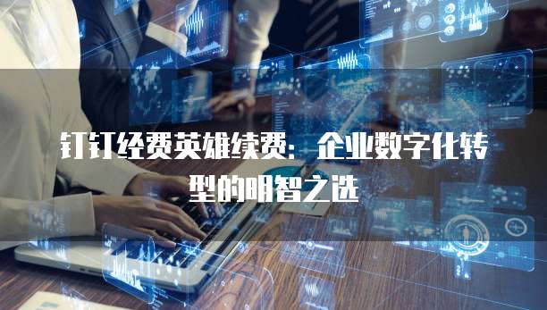 钉钉经费英雄续费:企业数字化转型的明智之选