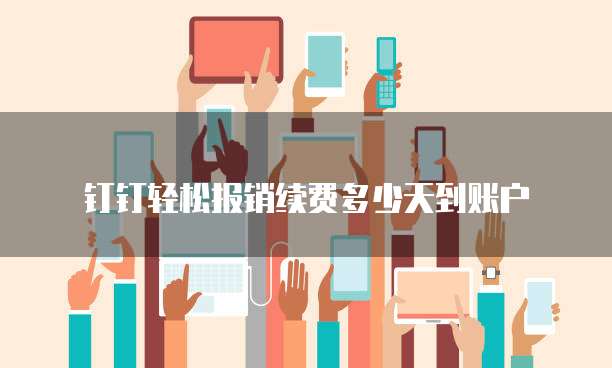 钉钉轻松报销续费多少天到账户