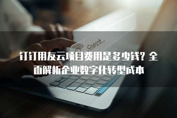 钉钉用友云项目费用是多少钱？全面解析企业数字化转型成本