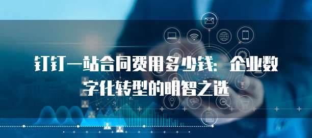 钉钉一站合同费用多少钱:企业数字化转型的明智之选