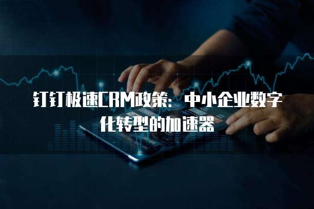 钉钉极速CRM政策：中小企业数字化转型的加速器