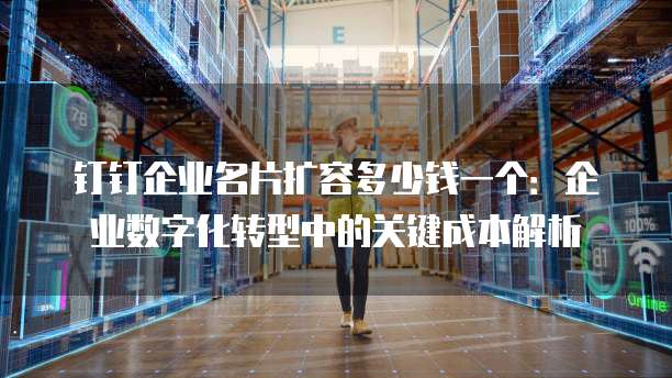 钉钉企业名片扩容多少钱一个：企业数字化转型中的关键成本解析
