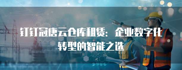 钉钉冠唐云仓库租赁:企业数字化转型的智能之选