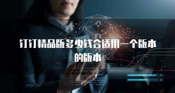 钉钉精品版多少钱合适用一个版本的版本