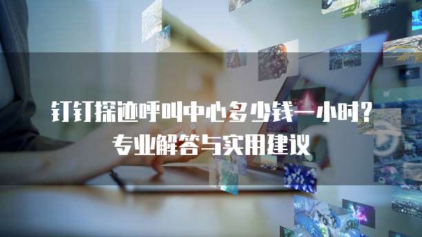 钉钉探迹呼叫中心多少钱一小时？专业解答与实用建议