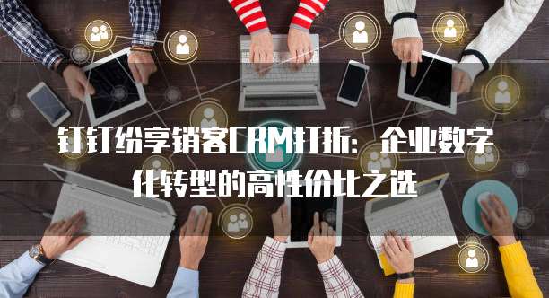 钉钉纷享销客CRM打折:企业数字化转型的高性价比之选