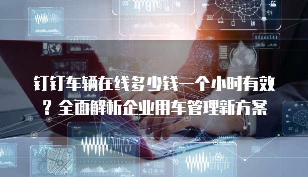 钉钉车辆在线多少钱一个小时有效?全面解析企业用车管理新方案