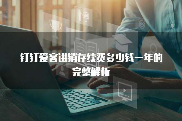 钉钉爱客进销存续费多少钱一年的完整解析