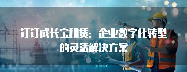 钉钉成长宝租赁:企业数字化转型的灵活解决方案