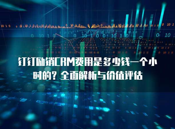 钉钉励销CRM费用是多少钱一个小时的?全面解析与价值评估