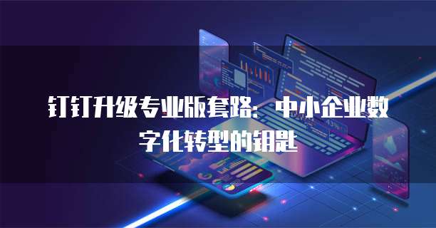 钉钉升级专业版套路:中小企业数字化转型的钥匙