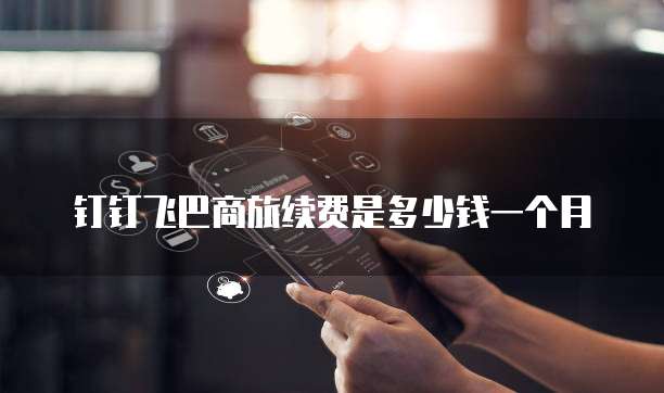 钉钉飞巴商旅续费是多少钱一个月