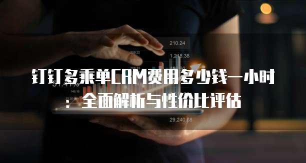 钉钉多乘单CRM费用多少钱一小时:全面解析与性价比评估