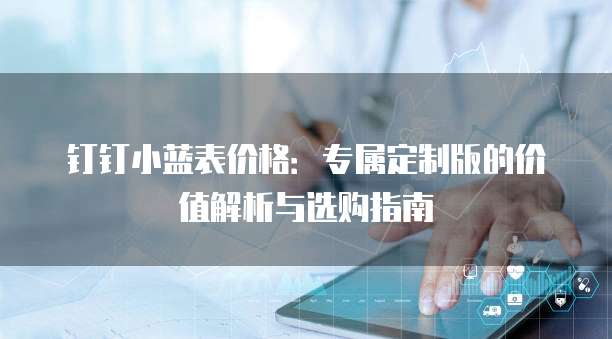 钉钉小蓝表价格：专属定制版的价值解析与选购指南