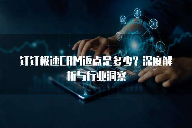 钉钉极速CRM返点是多少?深度解析与行业洞察