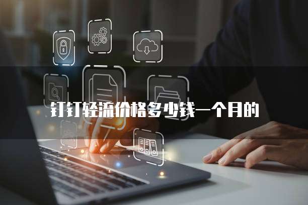 钉钉轻流价格多少钱一个月的