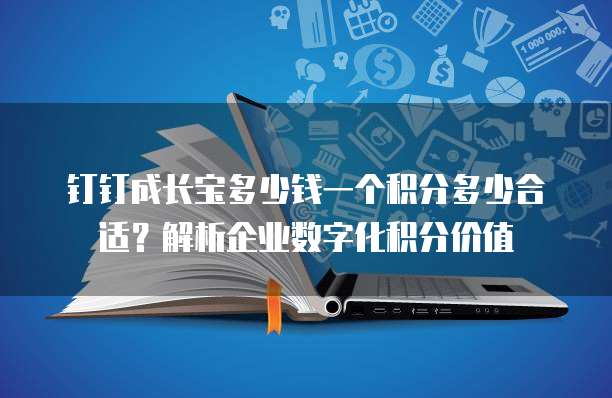 钉钉成长宝多少钱一个积分多少合适?解析企业数字化积分价值