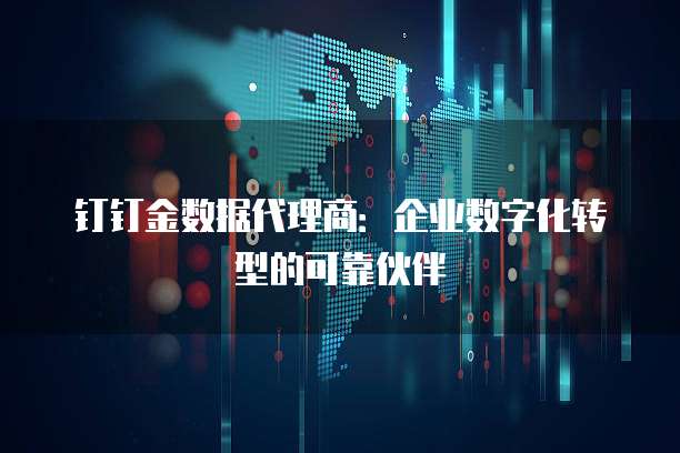 钉钉金数据代理商：企业数字化转型的可靠伙伴