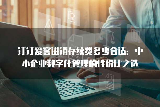钉钉爱客进销存续费多少合适:中小企业数字化管理的性价比之选