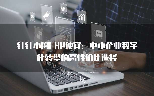 钉钉小圈ERP便宜：中小企业数字化转型的高性价比选择