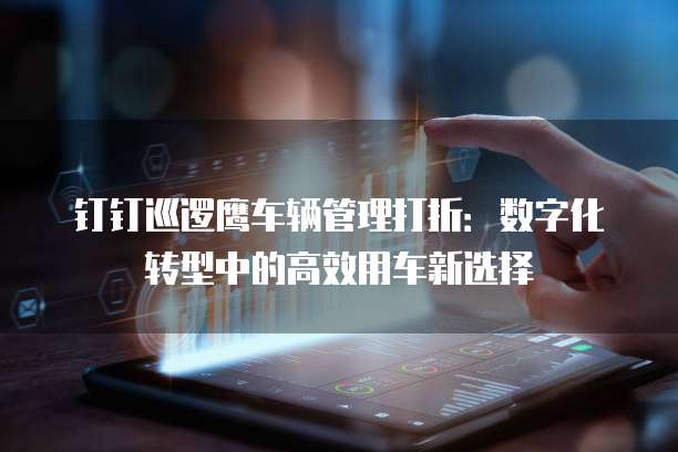 钉钉巡逻鹰车辆管理打折：数字化转型中的高效用车新选择