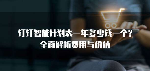 钉钉智能计划表一年多少钱一个？全面解析费用与价值
