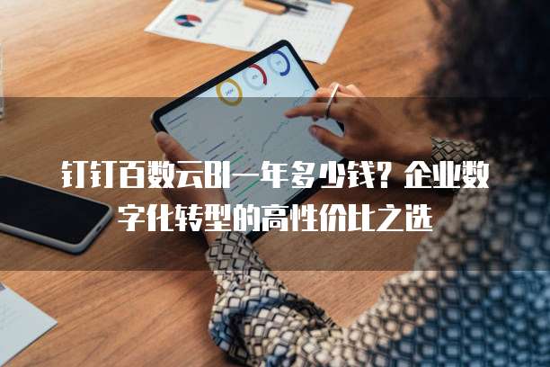 钉钉百数云BI一年多少钱?企业数字化转型的高性价比之选