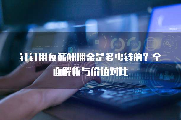 钉钉用友薪酬佣金是多少钱的？全面解析与价值对比