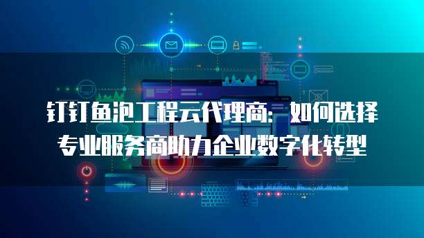 钉钉鱼泡工程云代理商：如何选择专业服务商助力企业数字化转型