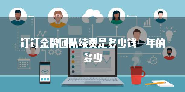 钉钉金牌团队续费是多少钱一年的多少