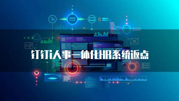 钉钉i人事一体化HR系统返点