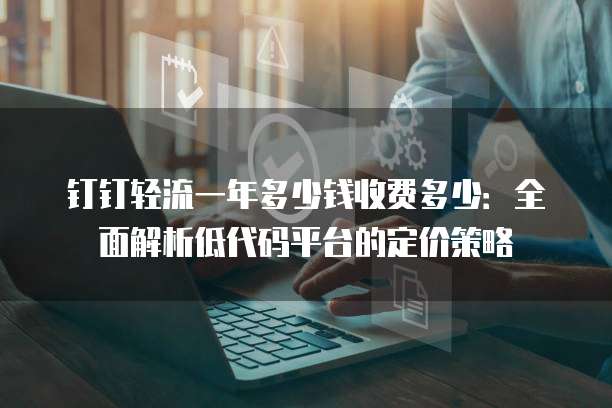 钉钉轻流一年多少钱收费多少：全面解析低代码平台的定价策略