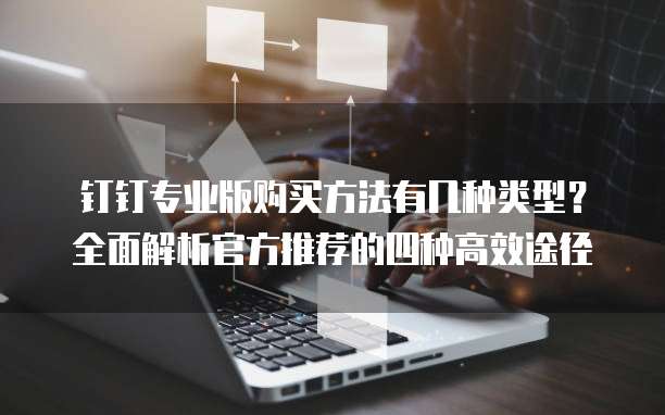钉钉专业版购买方法有几种类型？全面解析官方推荐的四种高效途径