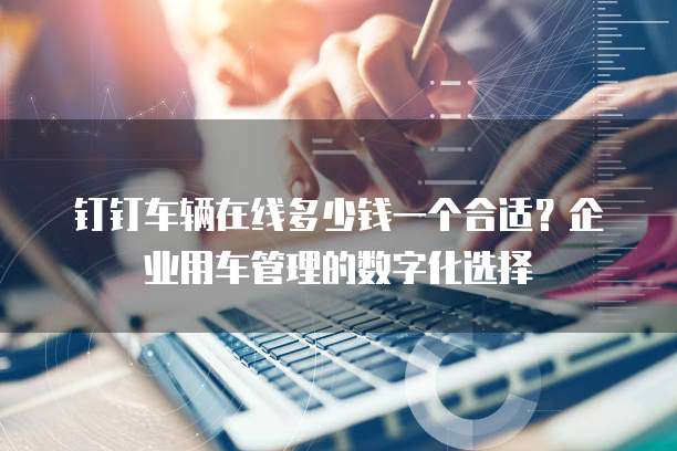 钉钉车辆在线多少钱一个合适?企业用车管理的数字化选择