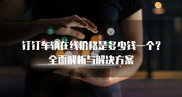 钉钉车辆在线价格是多少钱一个?全面解析与解决方案