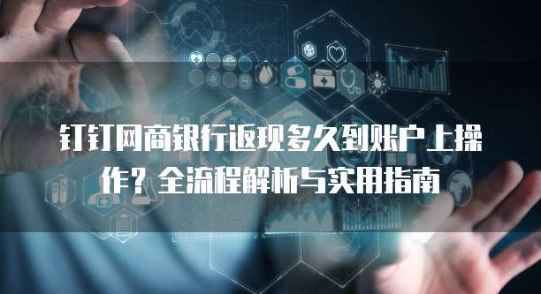 钉钉网商银行返现多久到账户上操作?全流程解析与实用指南