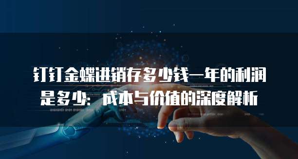 钉钉金蝶进销存多少钱一年的利润是多少：成本与价值的深度解析