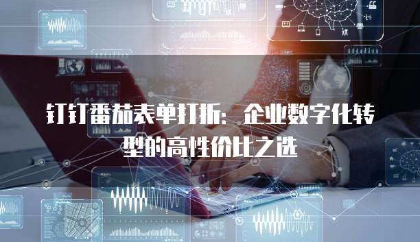 钉钉番茄表单打折:企业数字化转型的高性价比之选
