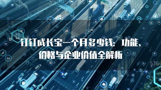 钉钉成长宝一个月多少钱：功能、价格与企业价值全解析