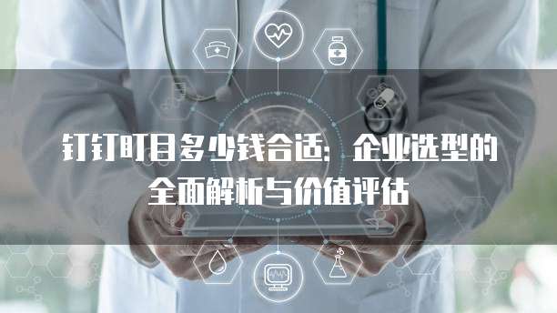 钉钉盯目多少钱合适:企业选型的全面解析与价值评估