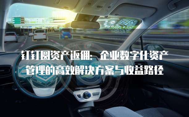 钉钉圆资产返佣：企业数字化资产管理的高效解决方案与收益路径