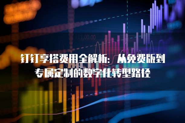 钉钉享搭费用全解析:从免费版到专属定制的数字化转型路径