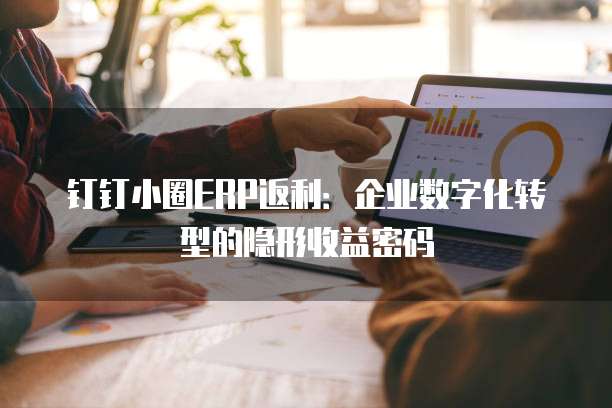 钉钉小圈ERP返利：企业数字化转型的隐形收益密码