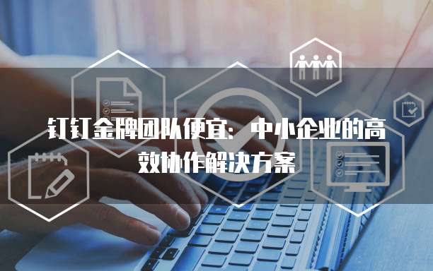钉钉金牌团队便宜：中小企业的高效协作解决方案