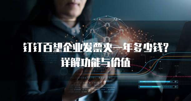 钉钉百望企业发票夹一年多少钱?详解功能与价值