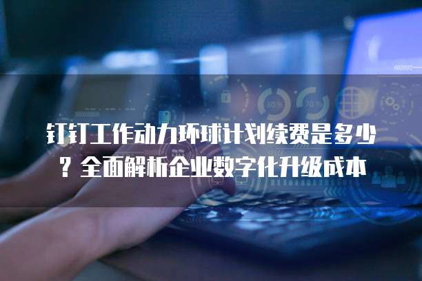 钉钉工作动力环球计划续费是多少?全面解析企业数字化升级成本