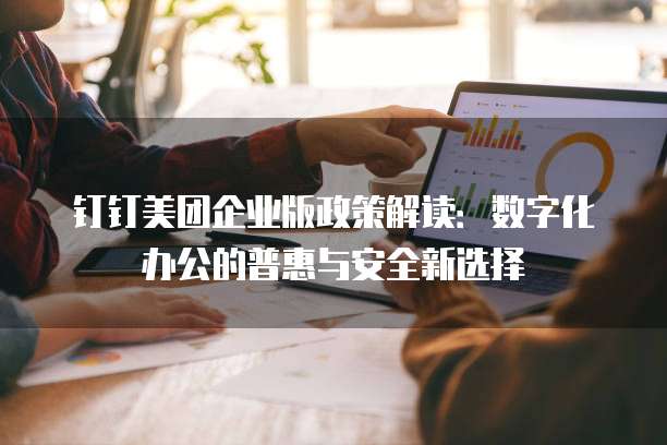 钉钉美团企业版政策解读：数字化办公的普惠与安全新选择