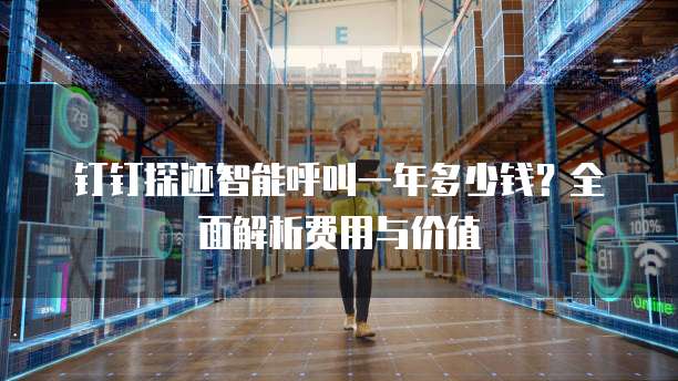 钉钉探迹智能呼叫一年多少钱?全面解析费用与价值