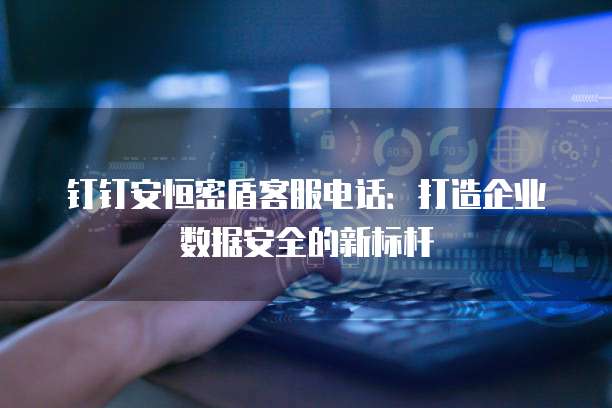 钉钉安恒密盾客服电话:打造企业数据安全的新标杆